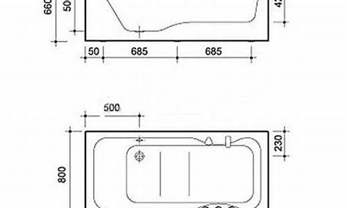 浴缸尺寸图_浴缸尺寸图片