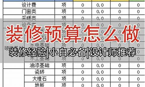 房屋装修硬装清单_房屋装修硬装清单120