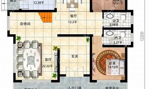 农村自建房子格局设计图_农村自建房子格局